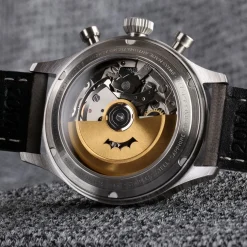 Steinhart Watches Chronografen^Nav.B-Chrono 42 Skeletblauw