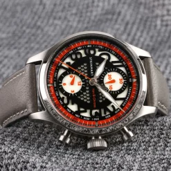 Steinhart Watches Chronografen^Nav.B-Chrono 42 Skelet Oranje