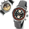 Steinhart Watches Beperkte Editie^Nav.B-Chrono 42 Skelet Oranje