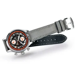 Steinhart Watches Beperkte Editie^Nav.B-Chrono 42 Skelet Oranje