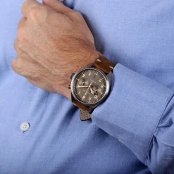 Steinhart Watches Chronografen^Nav.B - Monopusher 42 Grijs
