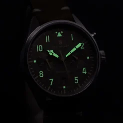 Steinhart Watches Beperkte Editie^Nav.B - Monopusher 42 Grijs