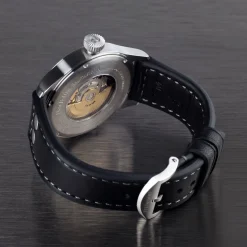 Steinhart Watches Pilotenhorloges^Nav B-Uhr 44 Datum Blauw