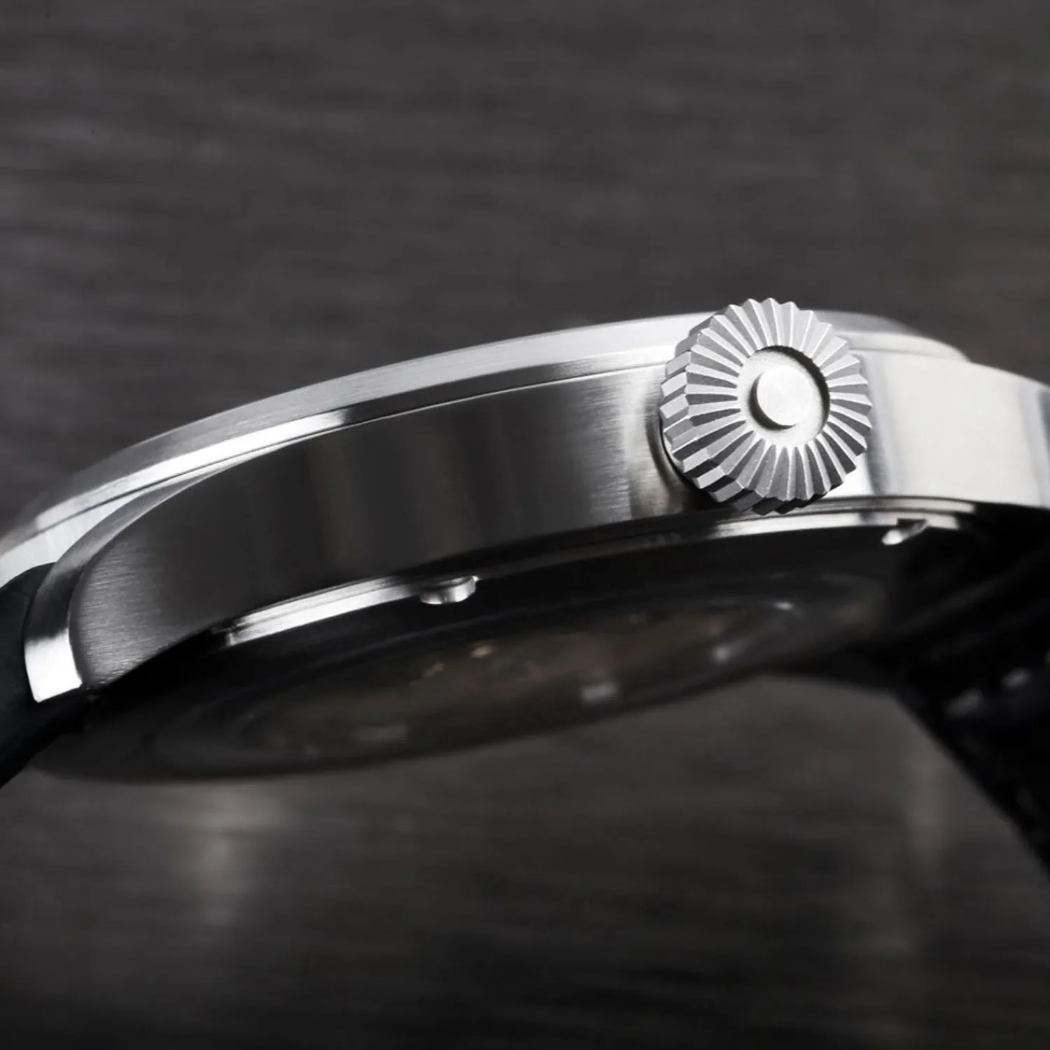 Steinhart Watches Pilotenhorloges^Nav B-Uhr 44 Datumgrijs