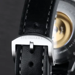 Steinhart Watches Pilotenhorloges^Nav B-Uhr 44 Datumgrijs
