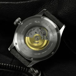 Steinhart Watches Pilotenhorloges^Nav B-Uhr 44 Datum Vintage Grijs