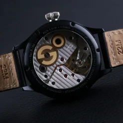Steinhart Watches Pilotenhorloges^Nav B-Uhr 47 Handaufzug Zwart