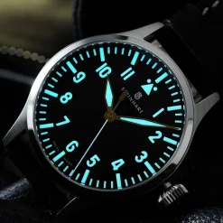Steinhart Watches Pilotenhorloges^Nav B-Uhr 47 Premium Automatik