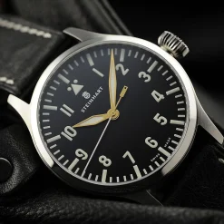 Steinhart Watches Pilotenhorloges^Nav B-Uhr 47 Premium Automatik
