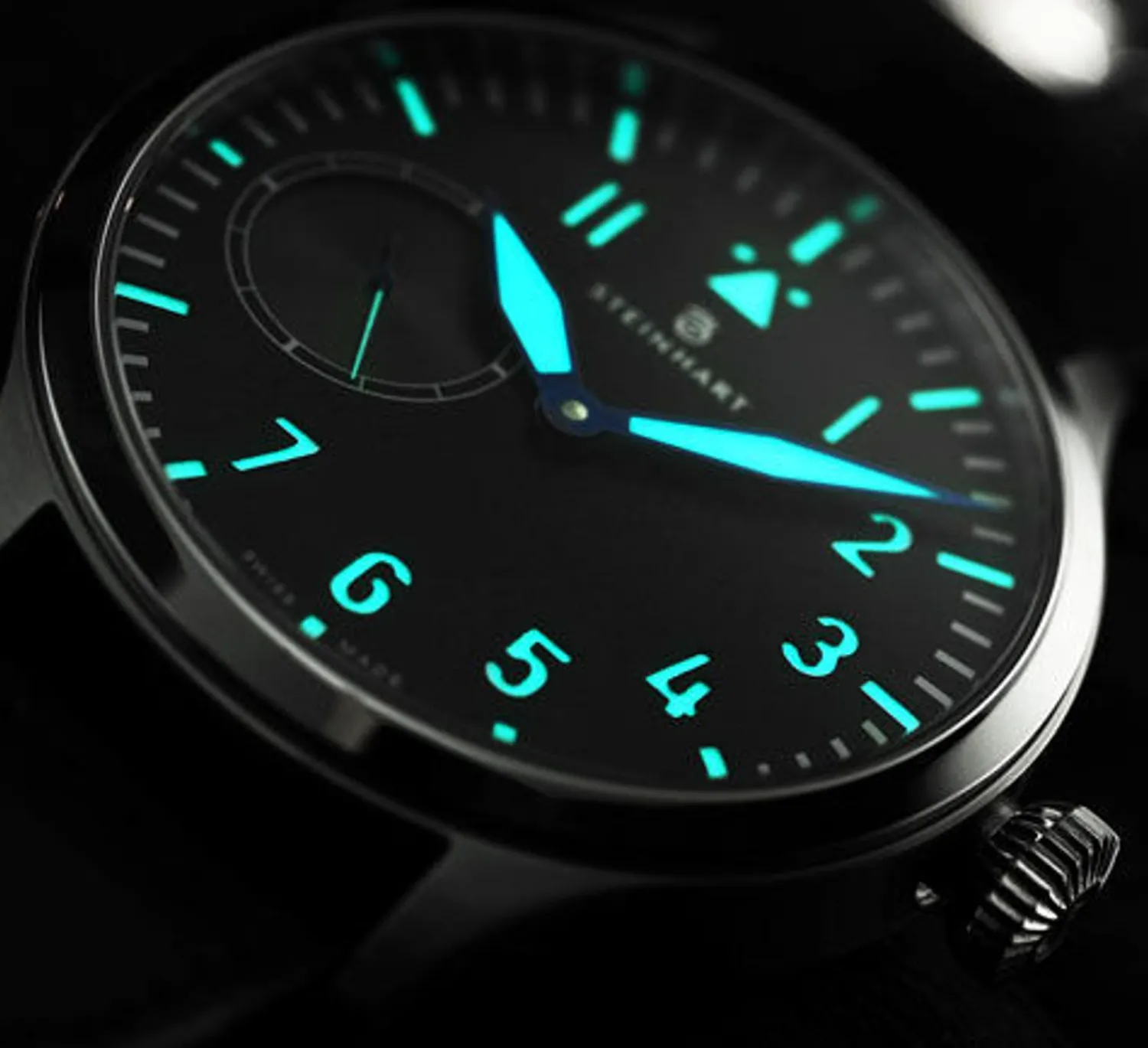 Steinhart Watches Pilotenhorloges^Nav B-Uhr 47 St1 Premium Antraciet