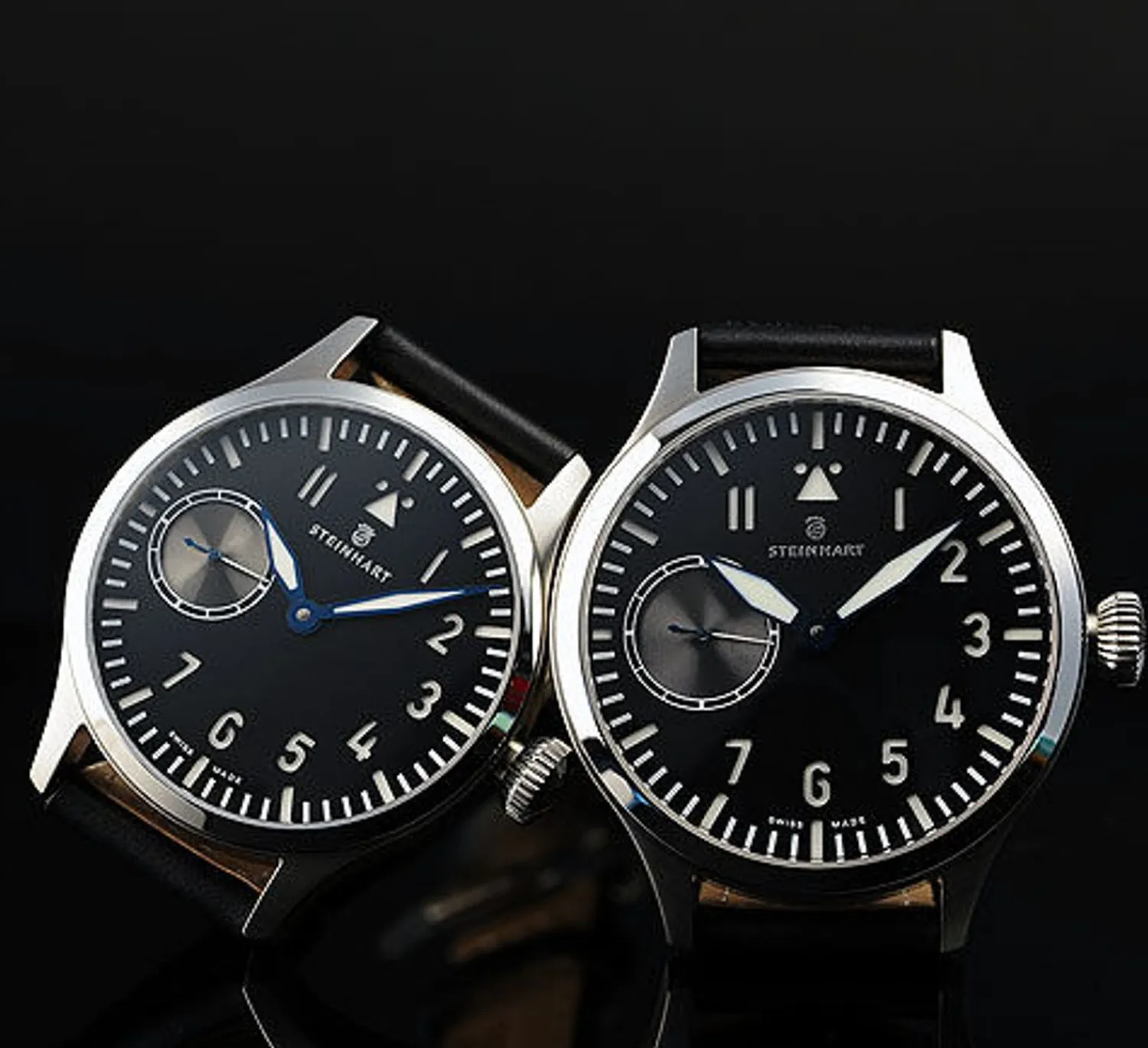 Steinhart Watches Premium Lijn^Nav B-Uhr 44 St1 Premium Goud
