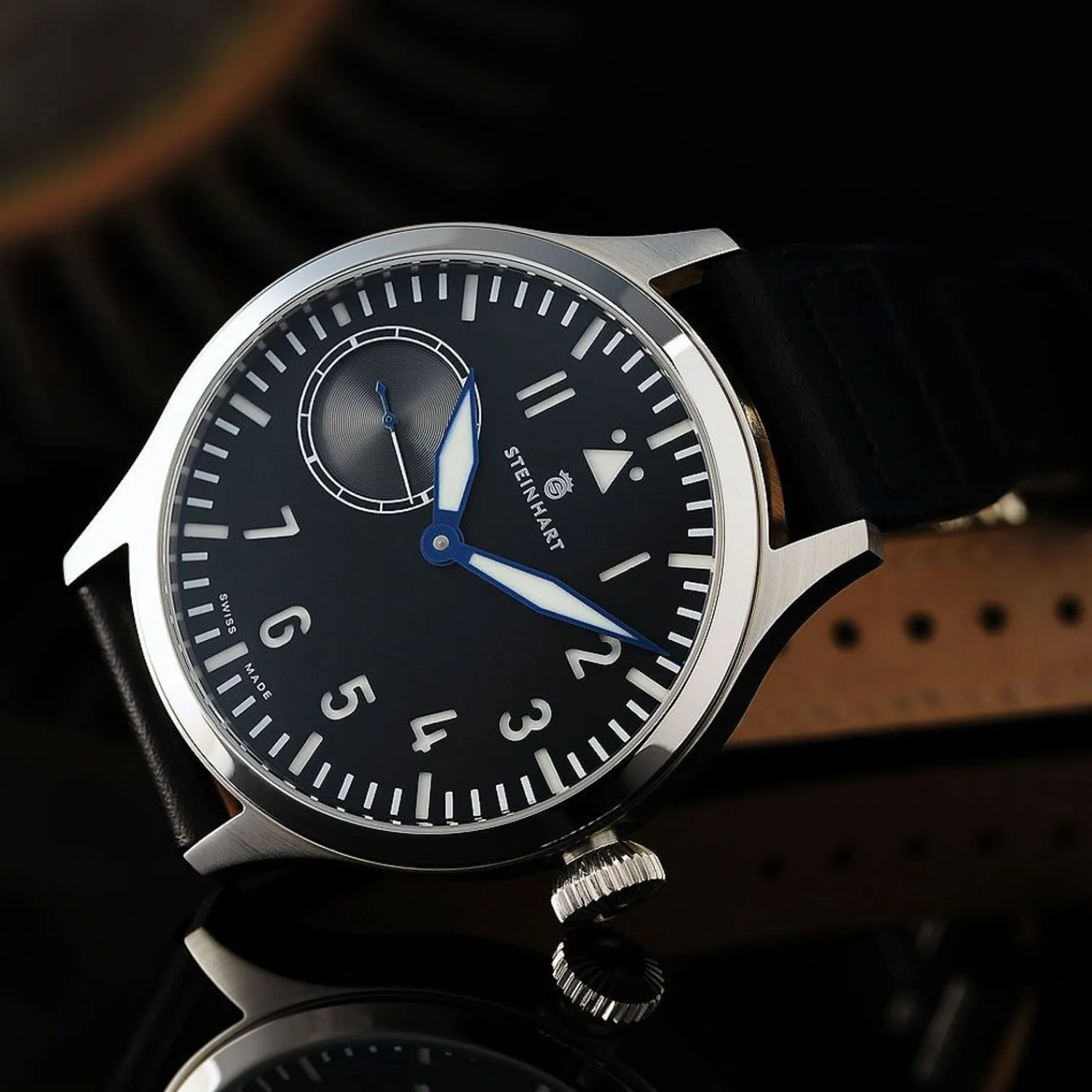 Steinhart Watches Premium Lijn^Nav B-Uhr 44 St1 Premium Goud