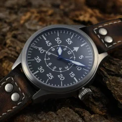 Steinhart Watches Pilotenhorloges^Nav B-Uhr 47 Titan B-Type Centrale Seconde