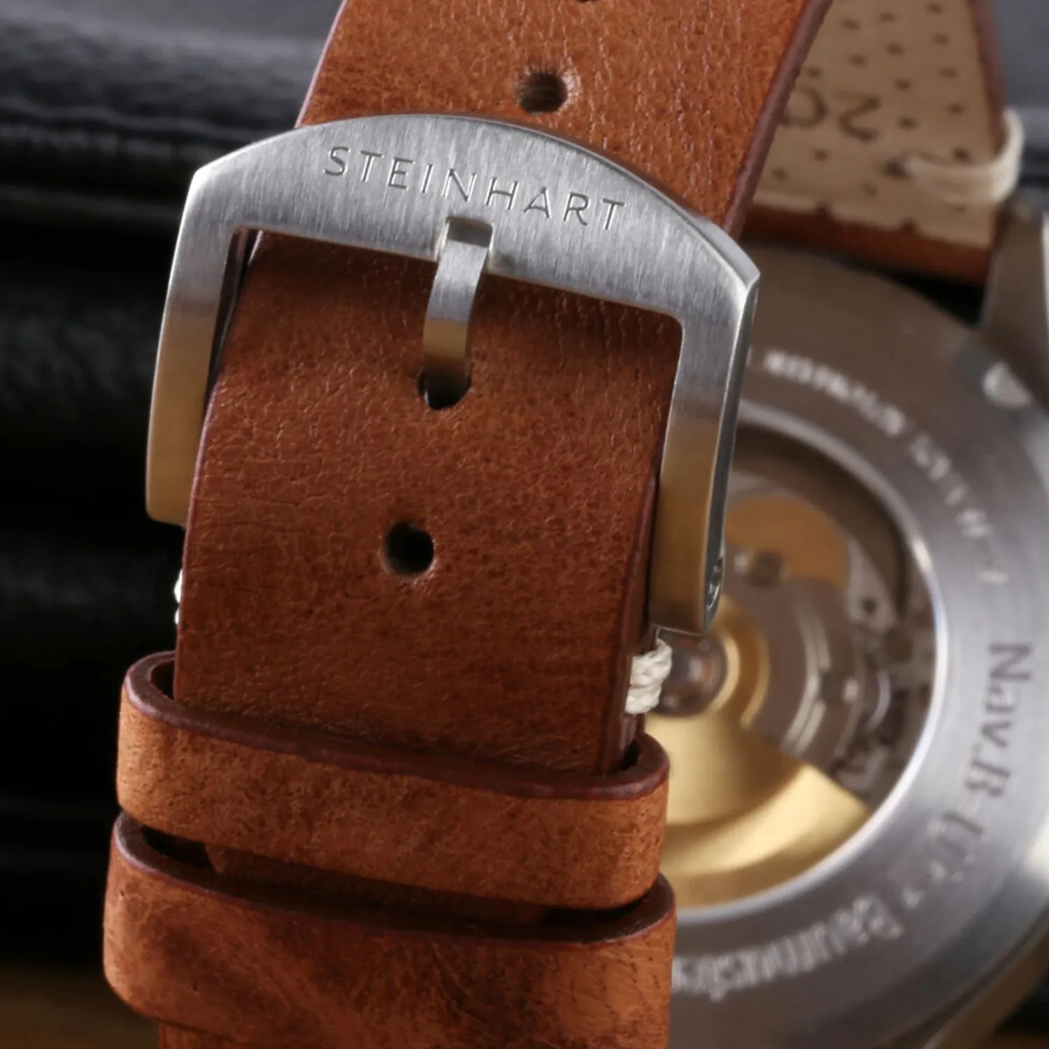 Steinhart Watches Pilotenhorloges^Nav B-Uhr 42 Vintage Beige A-Muster