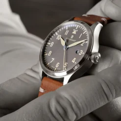 Steinhart Watches Pilotenhorloges^Nav B-Uhr 42 Vintage Beige A-Muster