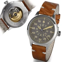 Steinhart Watches Pilotenhorloges^Nav B-Uhr 42 Vintage Beige B-Muster
