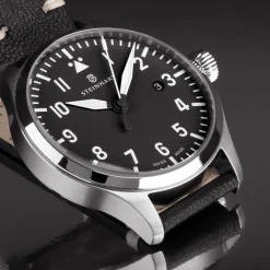 Steinhart Watches Pilotenhorloges^Nav B-Uhr 42 Zwart A-Muster