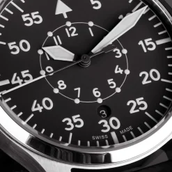 Steinhart Watches Pilotenhorloges^Nav B-Uhr 42 Zwart B-Muster