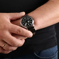 Steinhart Watches Pilotenhorloges^Nav B-Uhr 42 Zwart B-Muster