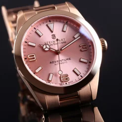 Steinhart Watches Duikhorloges 39 Mm^Oceaan 39 Avontuur Roze Goud