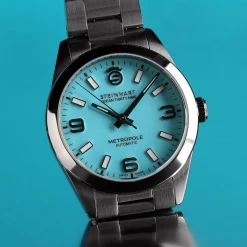 Steinhart Watches Duikhorloges 39 Mm^Oceaan 39 Metropole Blauw