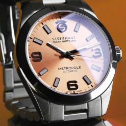Steinhart Watches Duikhorloges 39 Mm^Oceaan 39 Metropole Champagne