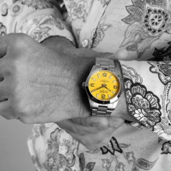 Steinhart Watches Duikhorloges 39 Mm^Oceaan 39 Metropole Geel
