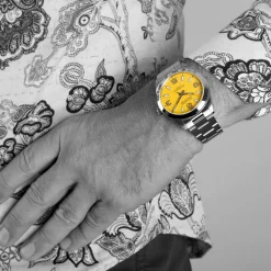 Steinhart Watches Duikhorloges 39 Mm^Oceaan 39 Metropole Geel