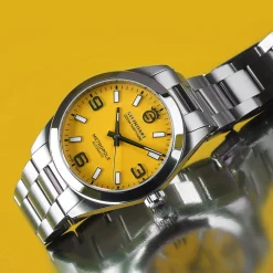 Steinhart Watches Duikhorloges 39 Mm^Oceaan 39 Metropole Geel