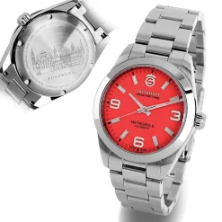 Steinhart Watches Duikhorloges 39 Mm^Oceaan 39 Metropole Rood