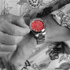 Steinhart Watches Duikhorloges 39 Mm^Oceaan 39 Metropole Rood
