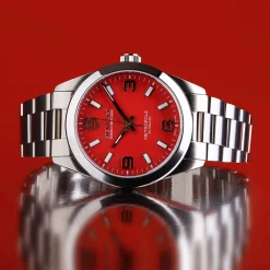 Steinhart Watches Duikhorloges 39 Mm^Oceaan 39 Metropole Rood