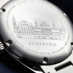 Steinhart Watches Duikhorloges 39 Mm^Oceaan 39 Metropole Sunray Blue