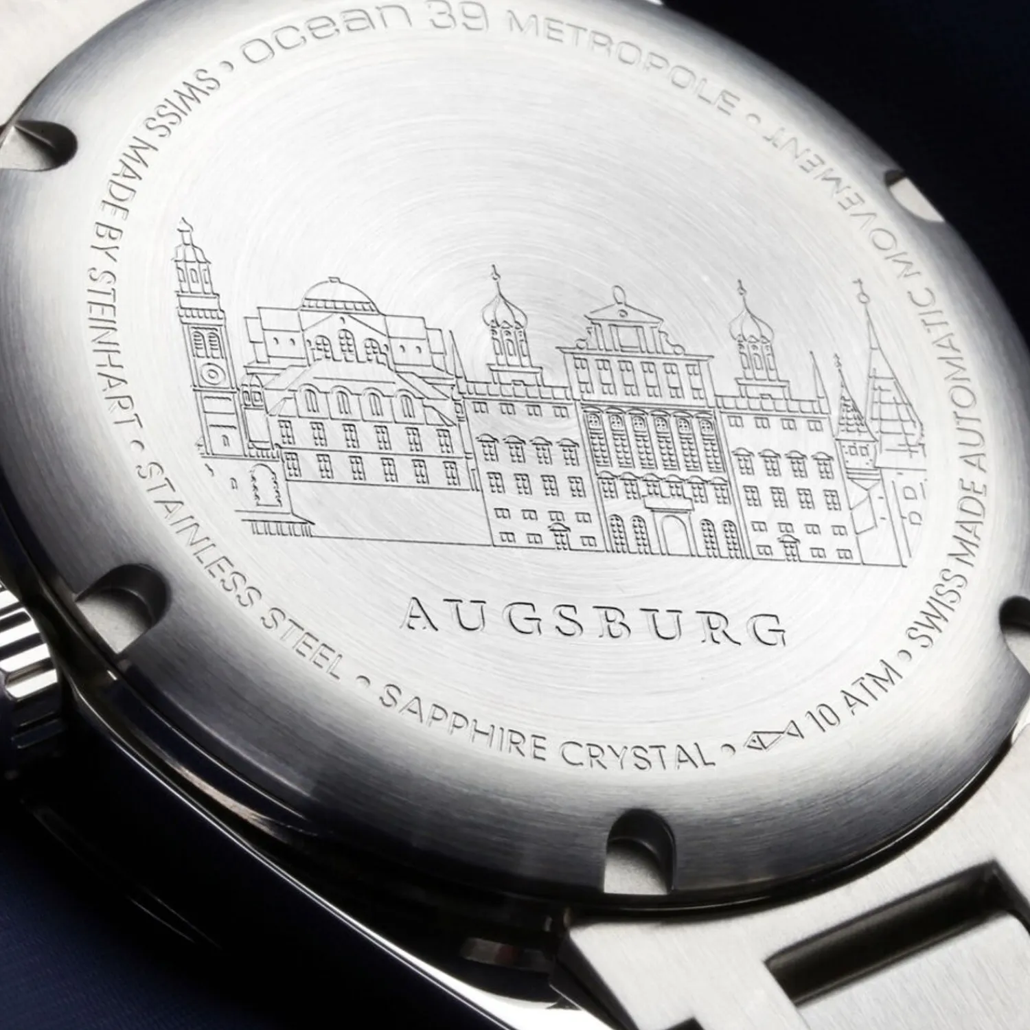 Steinhart Watches Duikhorloges 39 Mm^Oceaan 39 Metropole Sunray Blue