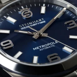 Steinhart Watches Duikhorloges 39 Mm^Oceaan 39 Metropole Sunray Blue