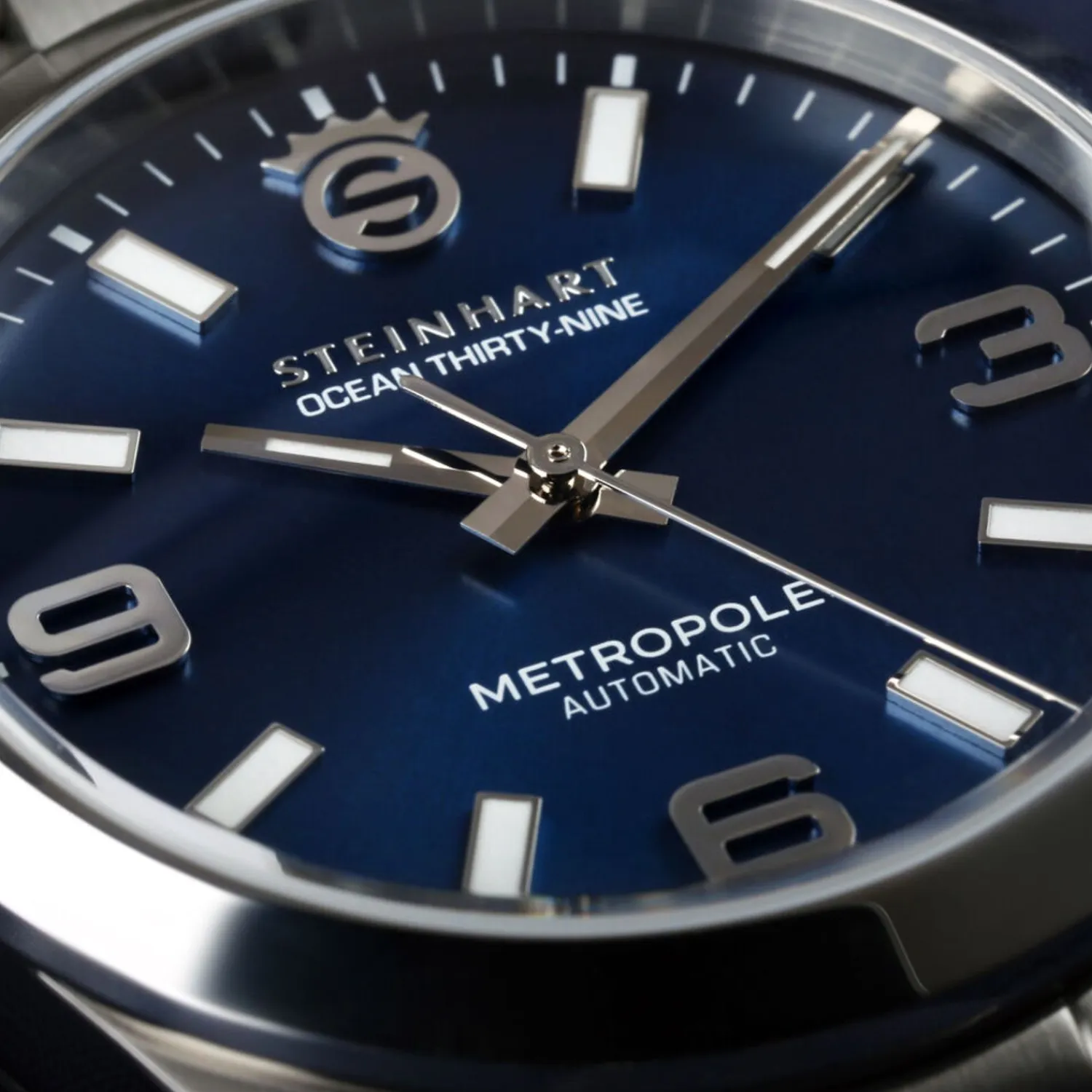 Steinhart Watches Duikhorloges 39 Mm^Oceaan 39 Metropole Sunray Blue