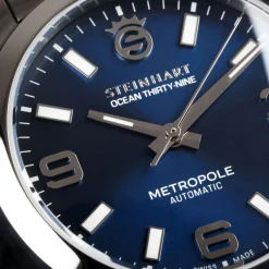 Steinhart Watches Duikhorloges 39 Mm^Oceaan 39 Metropole Sunray Blue