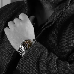 Steinhart Watches Duikhorloges 39 Mm^Oceaan 39 Metropole Sunray Chocolade