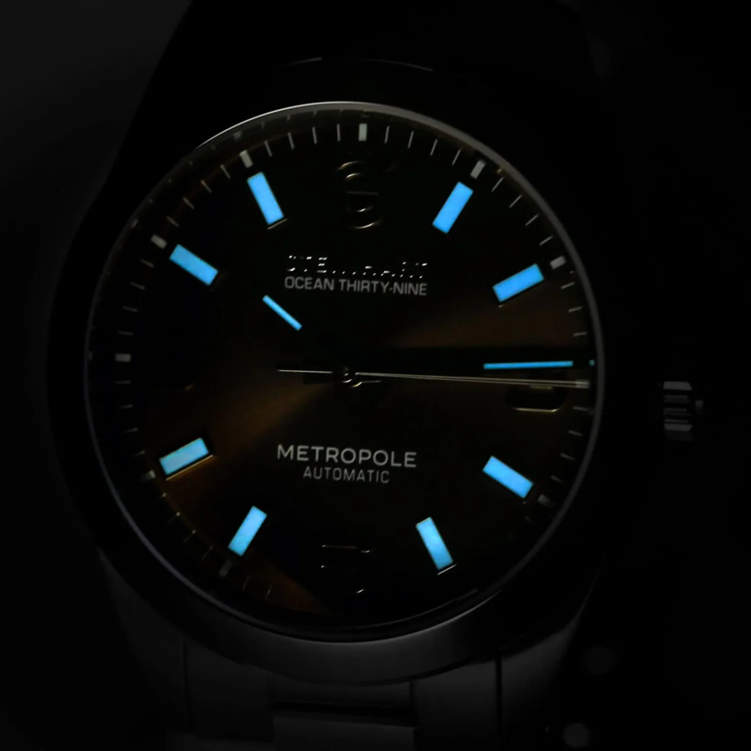Steinhart Watches Duikhorloges 39 Mm^Oceaan 39 Metropole Sunray Chocolade