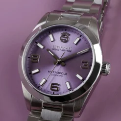 Steinhart Watches Duikhorloges 39 Mm^Oceaan 39 Metropole Sunray Paars