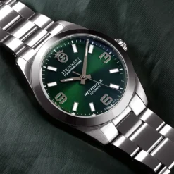 Steinhart Watches Duikhorloges 39 Mm^Oceaan 39 Metropole Zonnestraalgroen