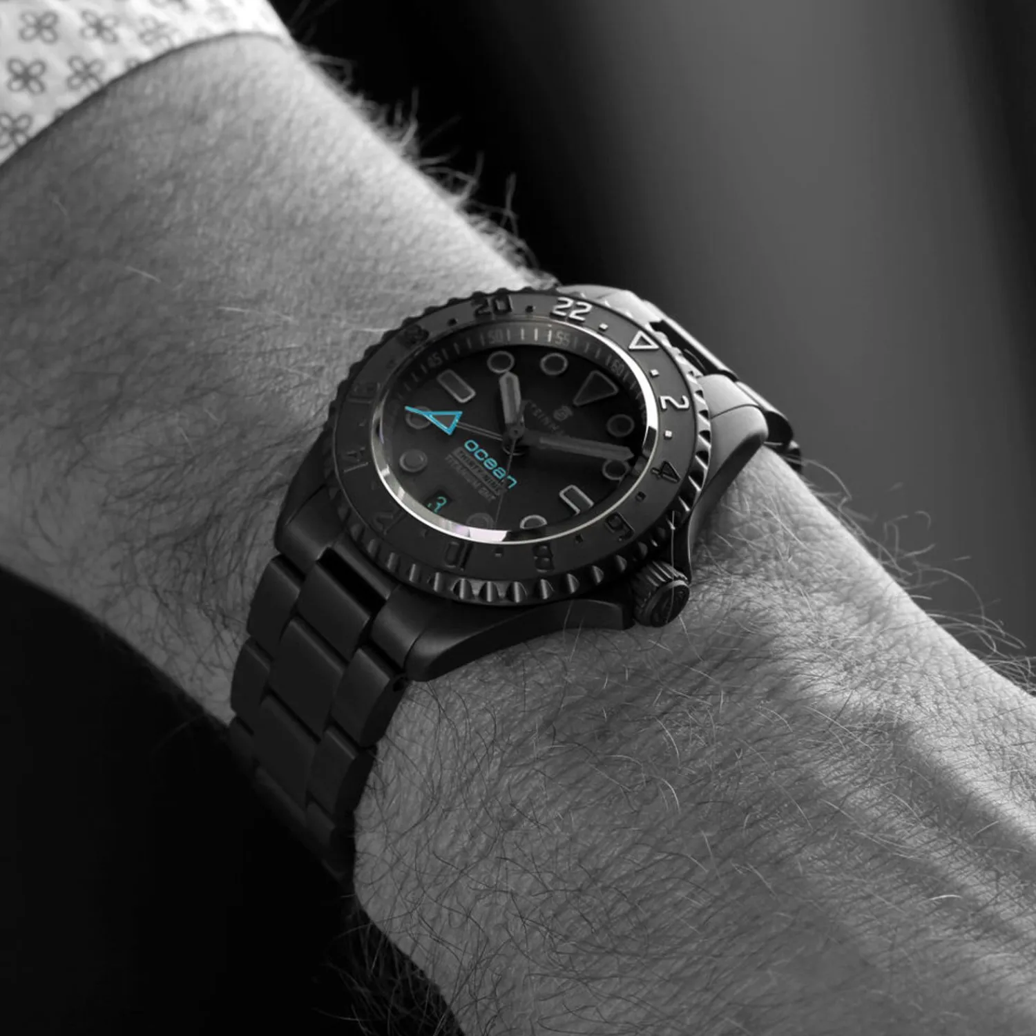Steinhart Watches Duikhorloges 39 Mm^Oceaan 39 Titanium Gmt Phantom Blue
