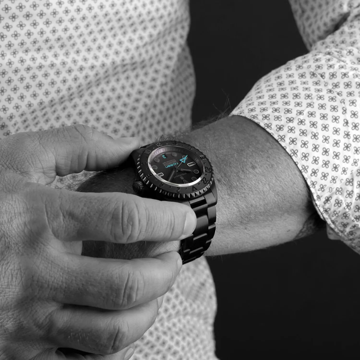 Steinhart Watches Duikhorloges 39 Mm^Oceaan 39 Titanium Gmt Phantom Blue