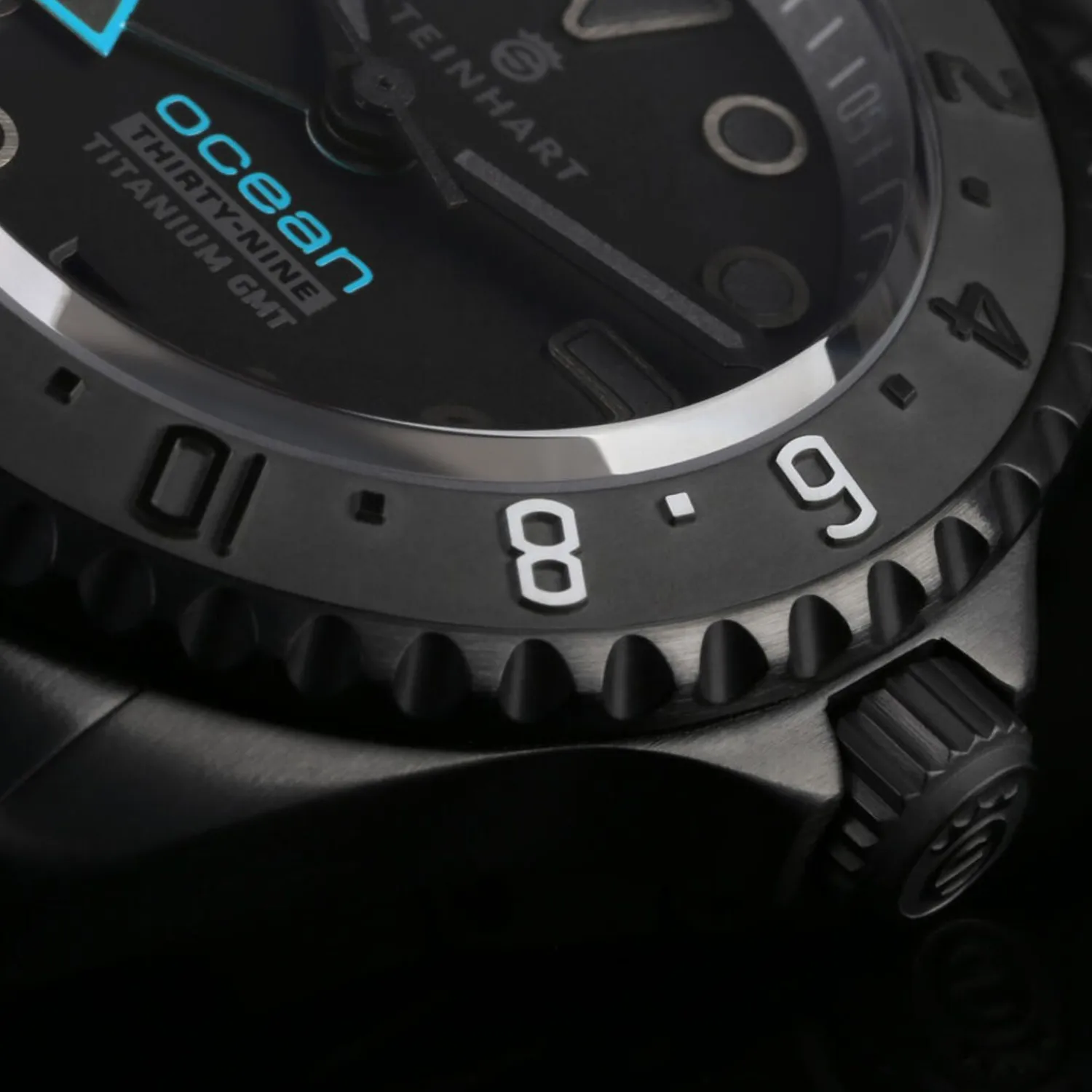 Steinhart Watches Duikhorloges 39 Mm^Oceaan 39 Titanium Gmt Phantom Blue