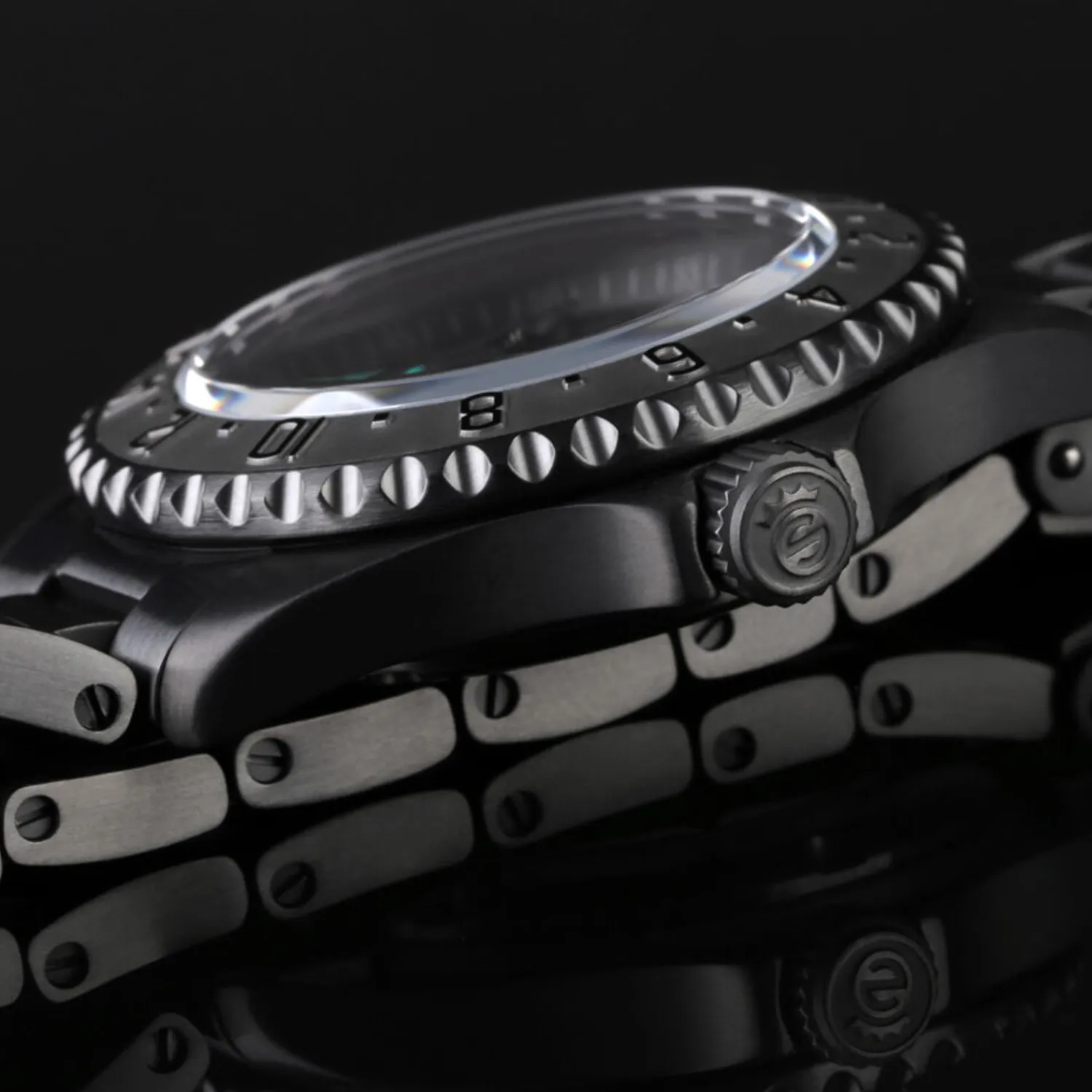 Steinhart Watches Duikhorloges 39 Mm^Oceaan 39 Titanium Gmt Phantom Blue