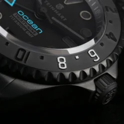 Steinhart Watches Premium Lijn^Oceaan 39 Titanium Gmt Phantom Blue