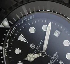 Steinhart Watches Duikhorloges 44 Mm^Ocean 44 Automatisch Zwart Dlc