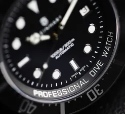 Steinhart Watches Duikhorloges 44 Mm^Ocean 44 Automatisch Zwart Dlc
