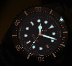 Steinhart Watches Duikhorloges 44 Mm^Ocean 44 Automatisch Zwart Dlc