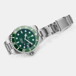 Steinhart Watches Premium Lijn^Ocean 39 Dubbelgroen Keramiek Premium Duikhorloge